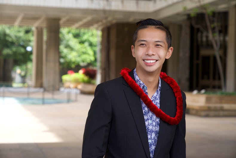 Adrian Tam defeated a neo-Nazi to become Hawaii’s only out LGBTQ representative